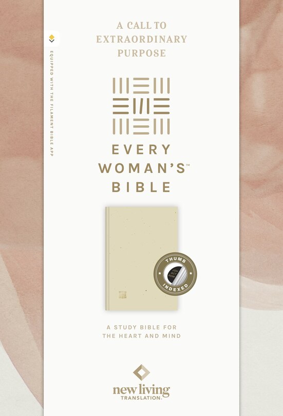 Sample content 2_NLT Every Woman's Bible, Filament Enabled (Hardcover, Gold Dust, Indexed, Red Letter)