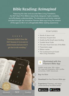 Couverture arrière_NLT Giant Print Bible, Filament Enabled (Leatherlike, Cranberry Flourish, Indexed, Red Letter)