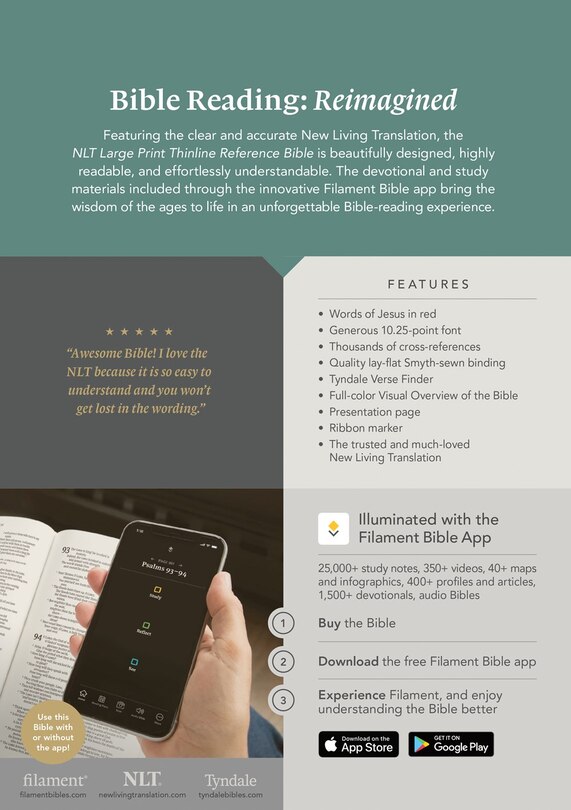 Back cover_NLT Large Print Thinline Reference Bible, Filament Enabled (LeatherLike, Aurora Cranberry, Red Letter)