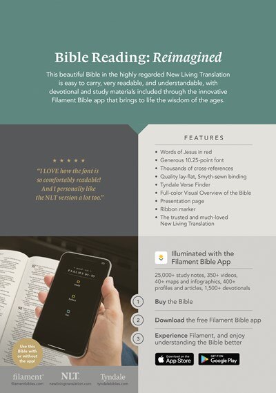 Back cover_NLT Large Print Thinline Reference Bible, Filament Enabled (LeatherLike, Peony Pink, Indexed, Red Letter)