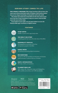 Back cover_NLT Student Life Application Study Bible, Filament Enabled (Softcover, Red Letter)