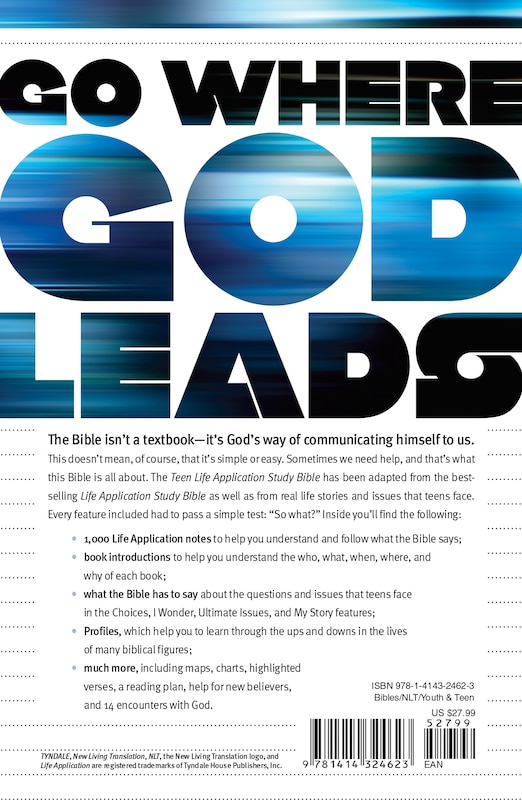 Back cover_Nlt Teen Life Application Study Bible (hardcover)