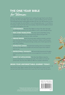 Back cover_NLT The One Year Bible for Women (Hardcover)