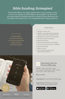 Back cover_NLT Thinline Center-Column Reference Bible, Filament Enabled (Genuine Leather, Black, Indexed, Red Letter)