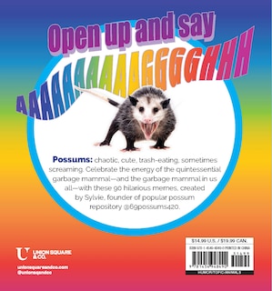 Back cover_No Thoughts Just Possums