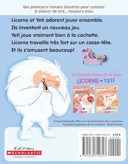 Couverture arrière_Noisette : Licorne et Yeti : N° 8 - Jeux à deux!