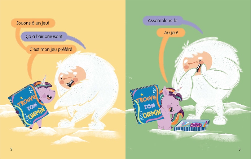 Aperçu du contenu_Noisette : Licorne et Yeti : N° 8 - Jeux à deux!