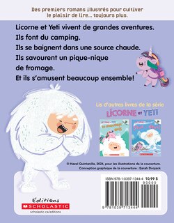 Back cover_Noisette : Licorne et Yeti : N° 9 - Au clair de lune