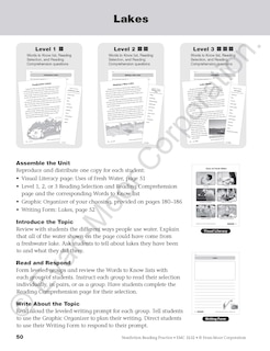 Sample content 2_Nonfiction Reading Practice, Grade 2 Teacher Resource