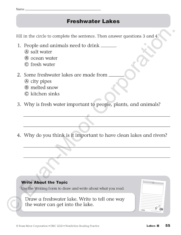 Sample content 4_Nonfiction Reading Practice, Grade 2 Teacher Resource