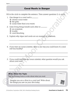 Aperçu du contenu 4_Nonfiction Reading Practice, Grade 3 Teacher Resource