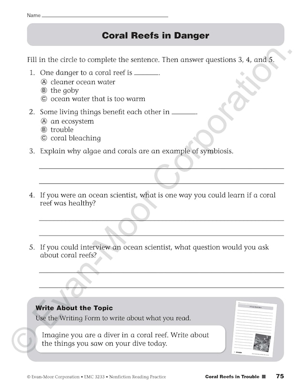 Aperçu du contenu 4_Nonfiction Reading Practice, Grade 3 Teacher Resource
