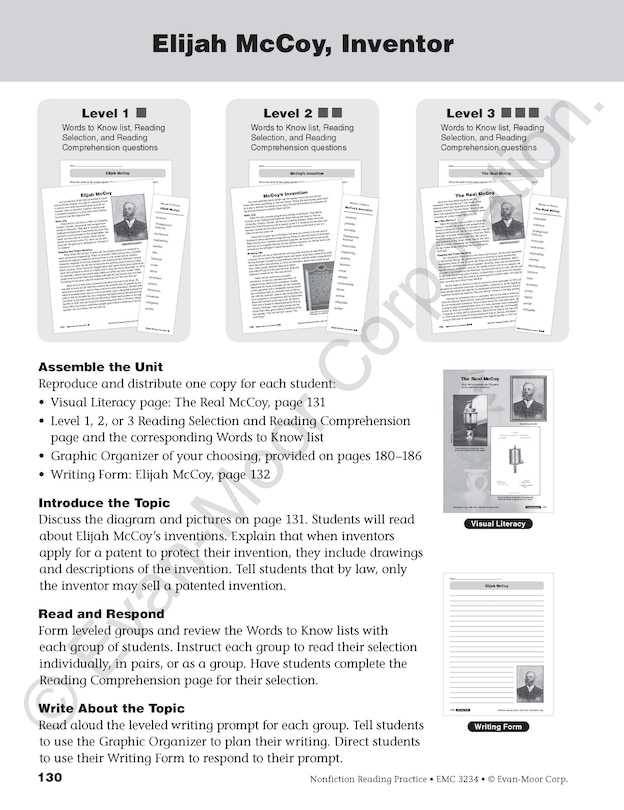 Sample content 2_Nonfiction Reading Practice, Grade 4 Teacher Resource