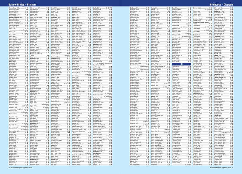 Aper&ccedil;u du contenu 4_Northern England A-Z Road Atlas