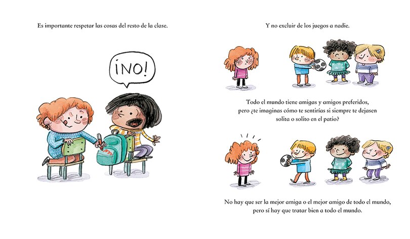 Aperçu du contenu 3_Nos tratamos bien: Un cuento sobre el respeto / We Treat Each Other Well: A Stor y About Respect