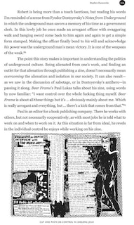 Sample content_Notes from Underground