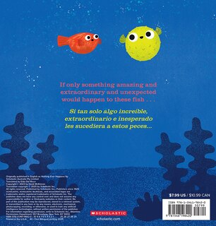 Back cover_Nothing Ever Happens / Nunca pasa nada