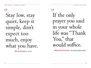 Aper&ccedil;u du contenu_Nothing Is Worth More Than This Day.