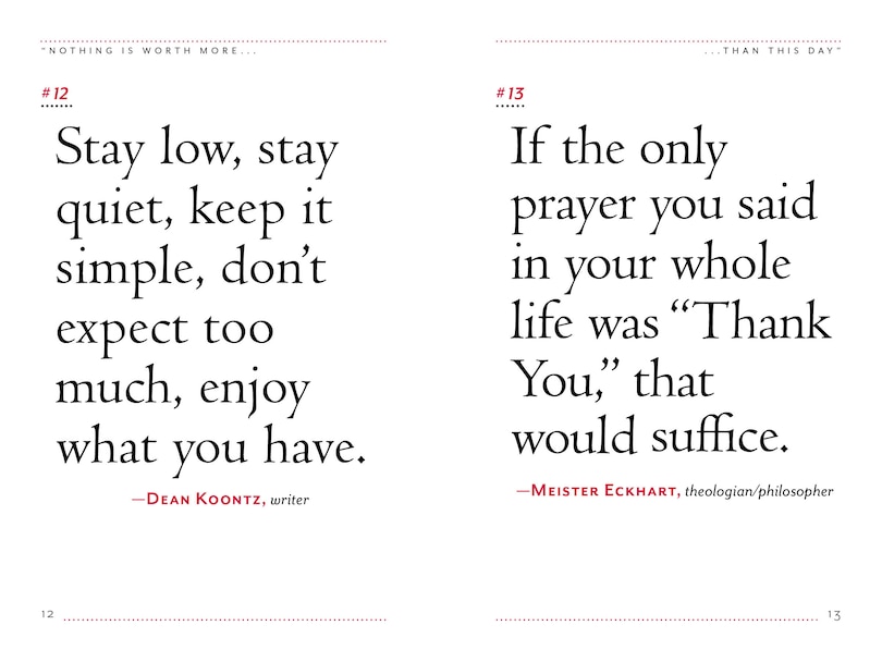 Aper&ccedil;u du contenu_Nothing Is Worth More Than This Day.