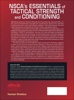 Back cover_NSCA's Essentials of Tactical Strength and Conditioning