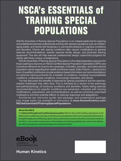 Couverture arri&egrave;re_Nsca's Essentials Of Training Special Populations