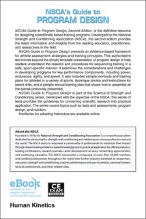 Back cover_NSCA's Guide to Program Design