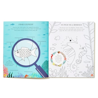 Sample content 5_Ocean: A Peek-Through Activity Book: With over 200 stickers