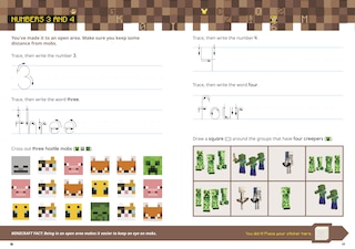 Sample content 2_Official Minecraft Workbook: Kindergarten