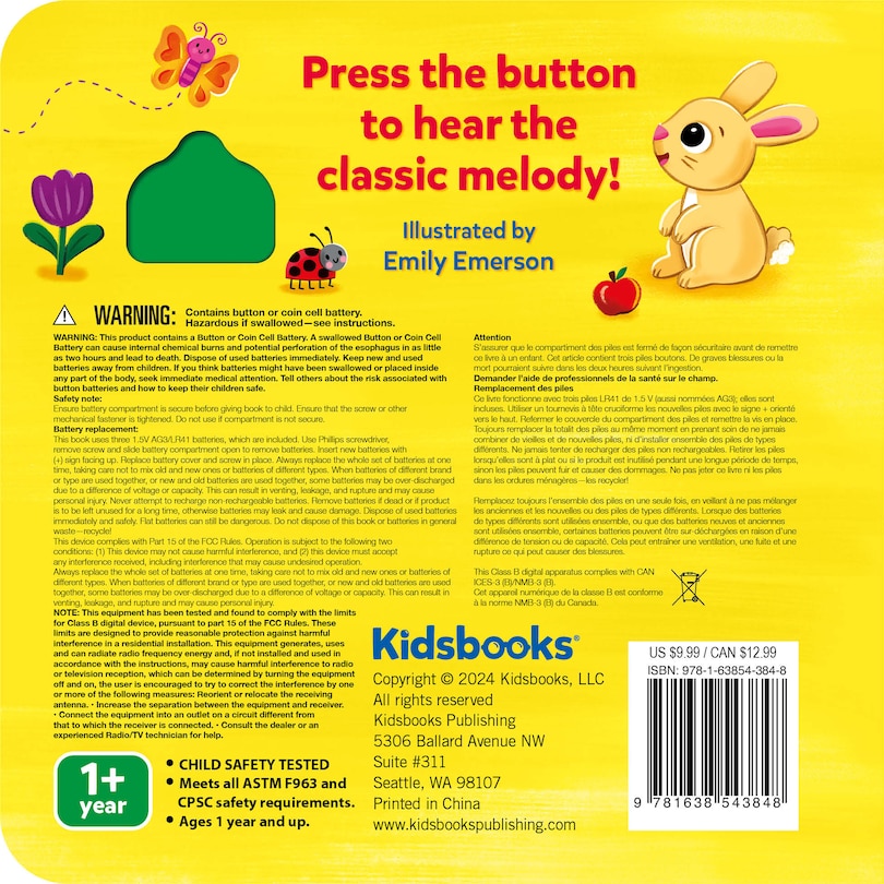 Couverture arri&egrave;re_Old MacDonald Had a Farm (Sing-Along Tune)​