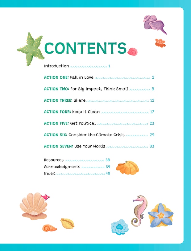 Table des mati&egrave;res_One Ocean