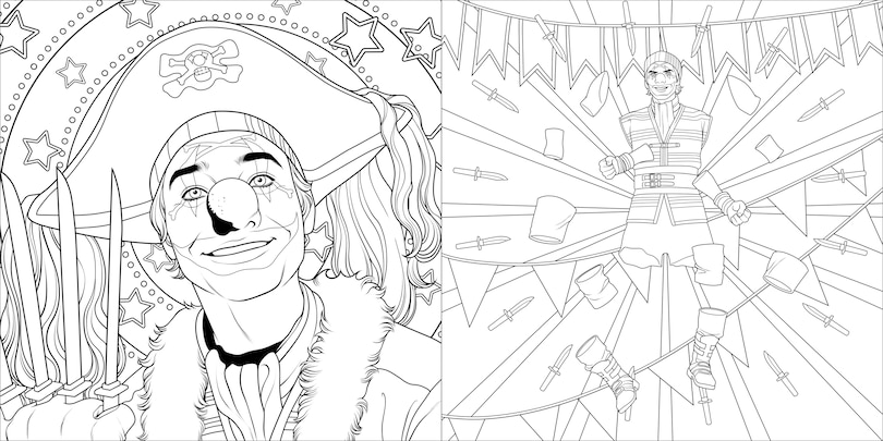 Sample content_One Piece: The Official Live Action Coloring Book