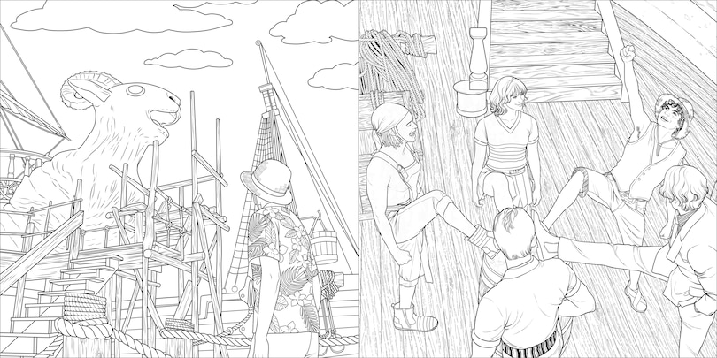 Sample content 2_One Piece: The Official Live Action Coloring Book
