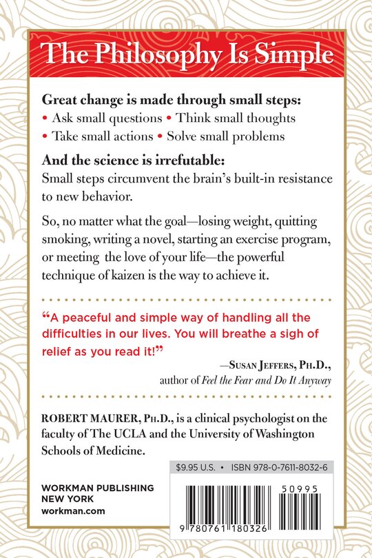 Back cover_One Small Step Can Change Your Life