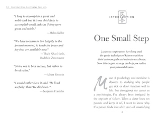 Sample content 3_One Small Step Can Change Your Life