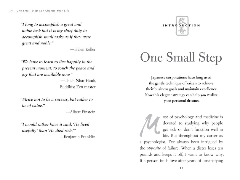 Sample content 3_One Small Step Can Change Your Life