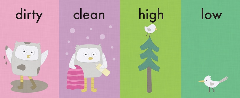 Sample content_Opposites With Owl And Bird