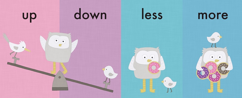 Sample content 2_Opposites With Owl And Bird