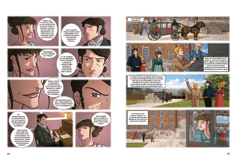 Sample content 2_Orgullo Y Prejuicio: La Novela Gráfica / Pride And Prejudice: The Graphic Novel