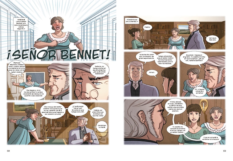 Sample content 3_Orgullo Y Prejuicio: La Novela Gráfica / Pride And Prejudice: The Graphic Novel