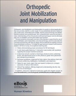 Back cover_Orthopedic Joint Mobilization And Manipulation