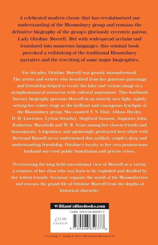 Back cover_Ottoline Morrell: Life on the Grand Scale