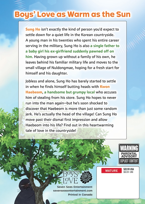 Back cover_Our Sunny Days Vol. 1