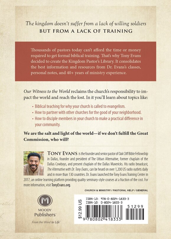 Couverture arrière_Our Witness to the World