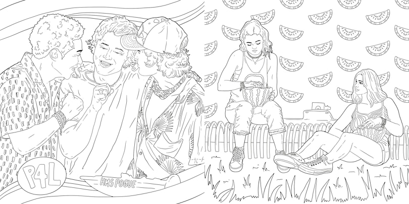Sample content 4_Outer Banks: The Official Coloring Book
