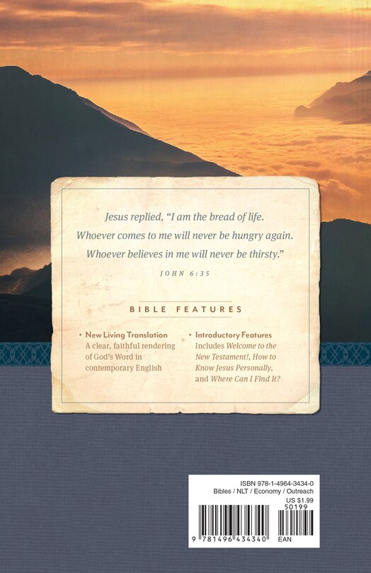 Couverture arrière_Outreach New Testament, NLT (Softcover)