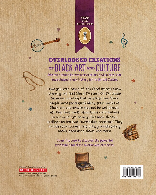 Couverture arrière_Overlooked Creations of Black Art and Culture (From the Archives)