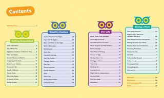 Table des matières_Owls