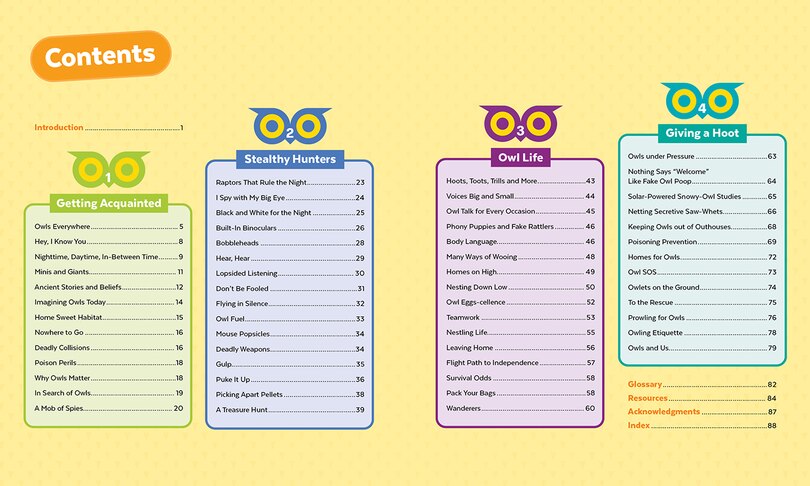 Table des matières_Owls
