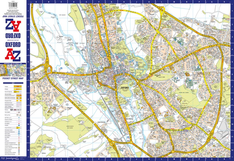 Sample content_Oxford A-Z Pocket Street Map