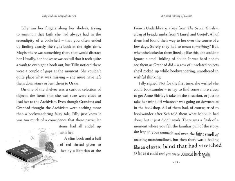 Aperçu du contenu_Pages & Co.: Tilly And The Map Of Stories (pages & Co., Book 3)